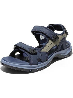 Women's Blue Walking Sport Athletic Sandals Comfort Open Toe Casual Outdoor